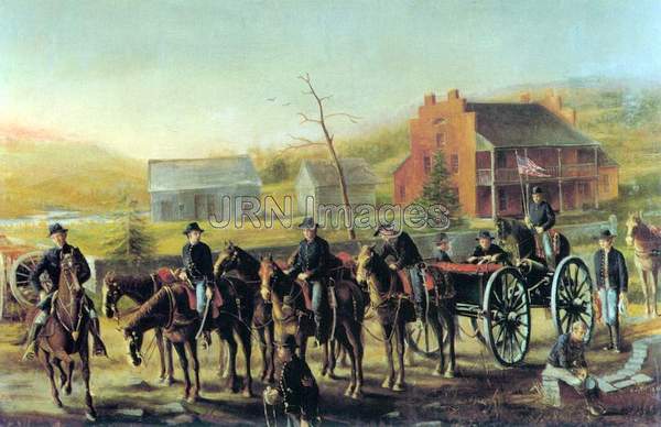 Union Troops Foraging In Rural Mississippi