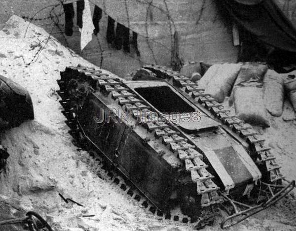 Captured German Miniature Tank, June, 1944