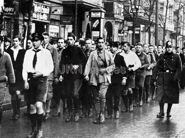 Young supporters of Adolf Hitler