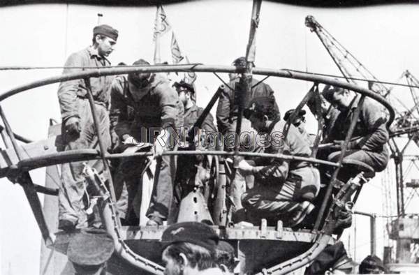 German U-boat at St. Nazaire