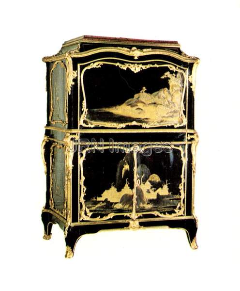 French writing cabinet