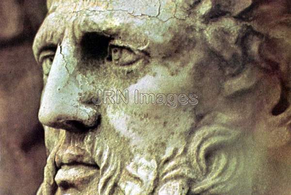 Italian sculpted head