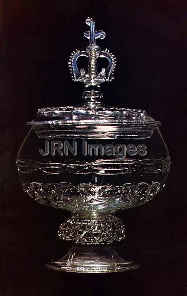 English lead crystal bowl