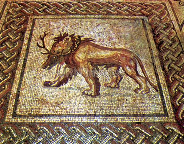 Roman mosaic floor