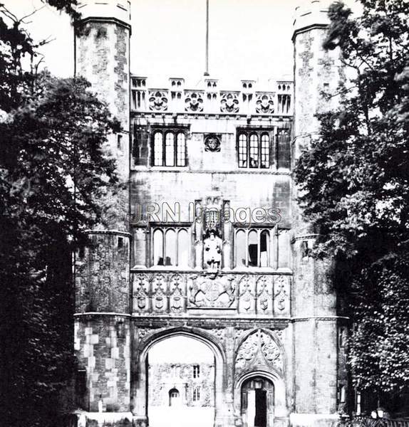 The gate of Trinity College