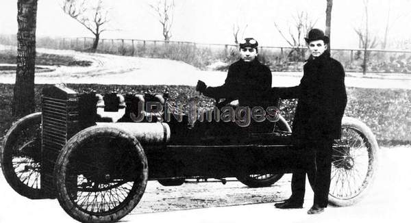 Henry Ford with Barney Oldfield