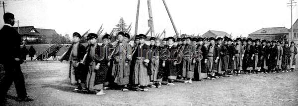 Japanese school boys