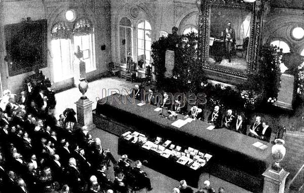 Ceremony in Alexander Hall, St. Petersburg, Russia