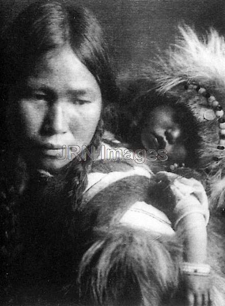 Eskimo mother and child