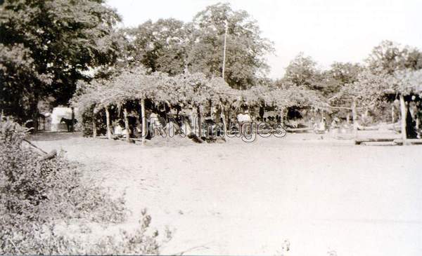 Creek Native American village