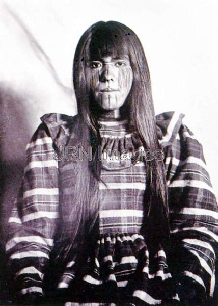 Pima Native American woman