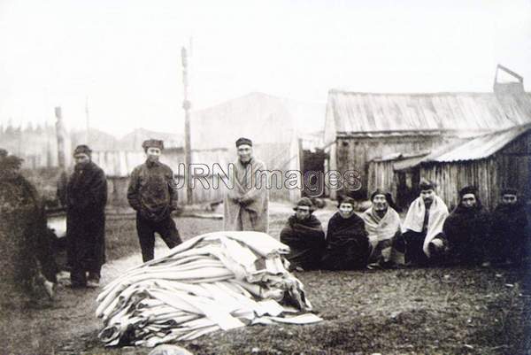 Kwakiutl Native American village