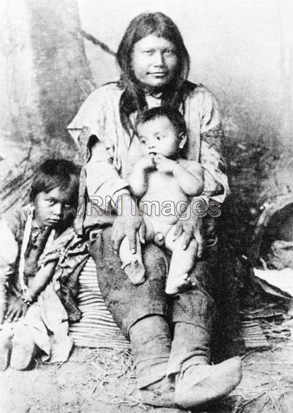 Apache Native American mother