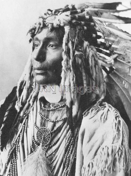 Assiniboine Native American chief Kill Spotted Elk