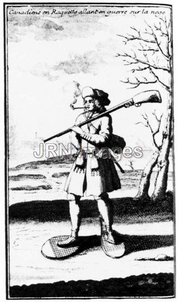 Seventeenth century French Canadian fur trapper