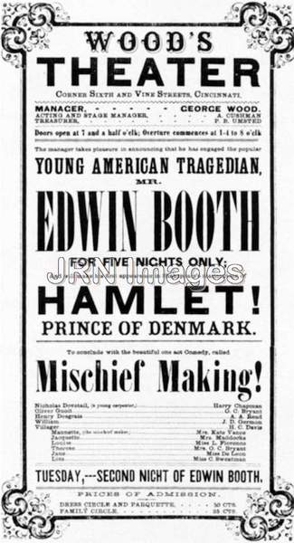 Program from theatre where Booth was headlining