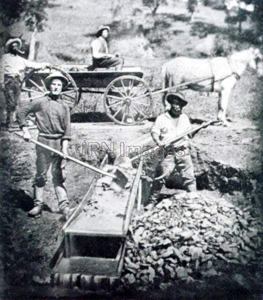 Gold miners gold rush 1840's