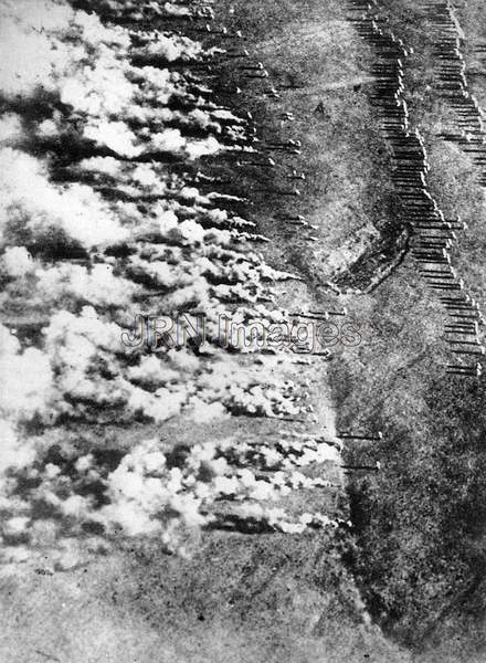 Aerial photograph at the Battle of Bolimov