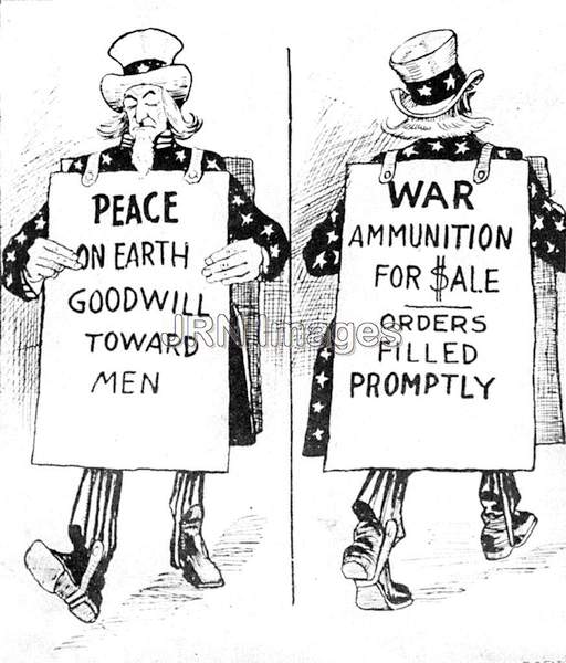 Anti-American political cartoon