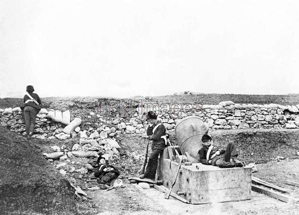 A Quiet Day at the Mortar Battery