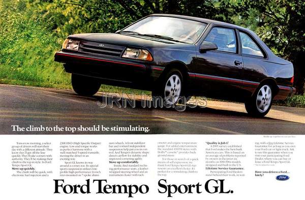 Ford Tempo Sport car