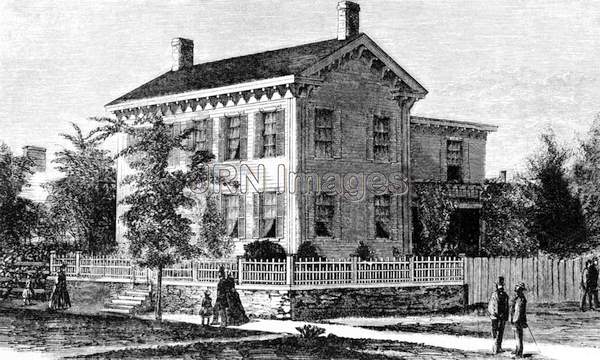 The residence of Abraham Lincoln