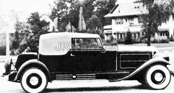 Pierce-Arrow convertible automobile