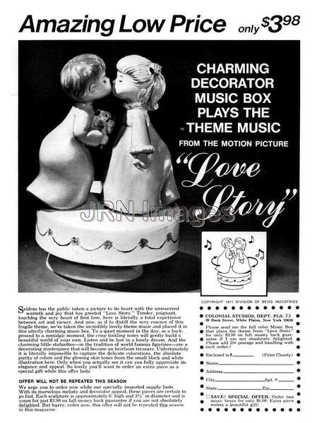 Love Story Music Box