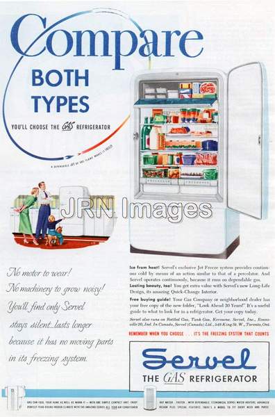 Servel Gas Refrigerator