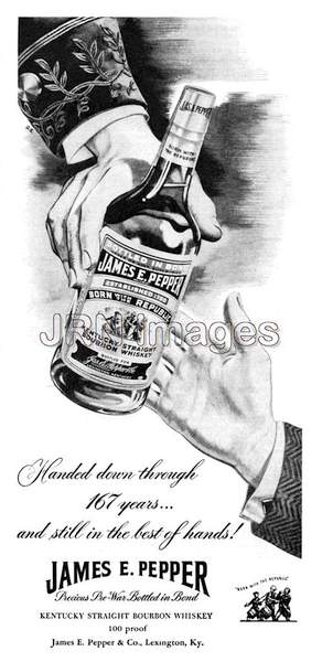 James E. Pepper whiskey