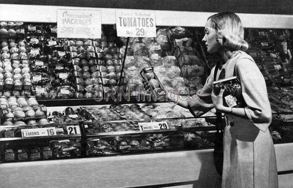 Woman grocery-shopping