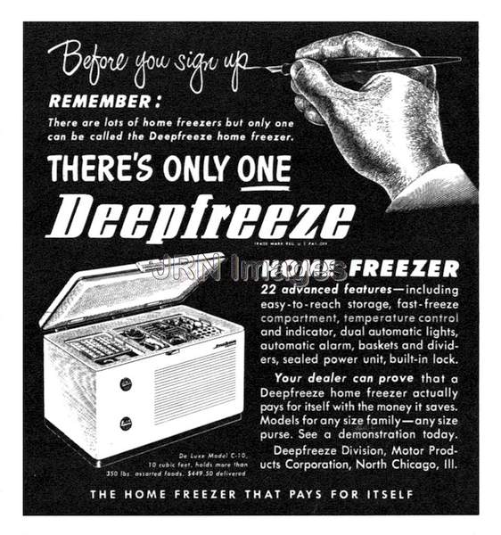 Deepfreeze home freezer