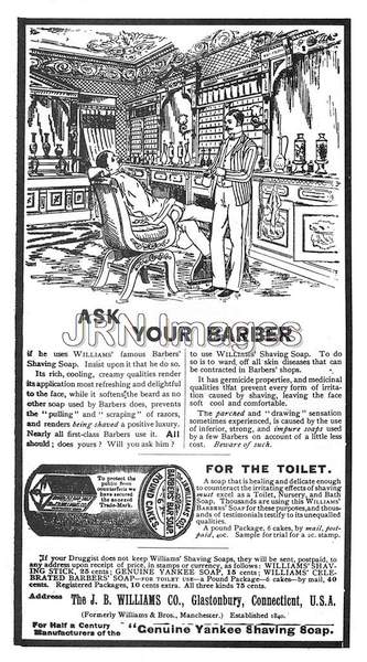 Williams' Barbers' Shaving Soap