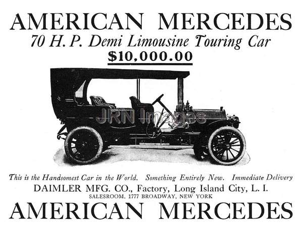 American Mercedes automobile