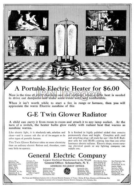 General Electric Portable Electric Heater