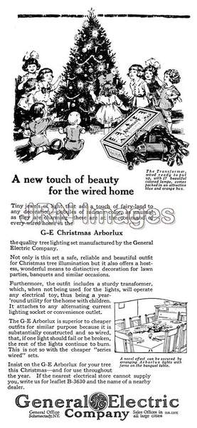 General Electric Christmas tree lights