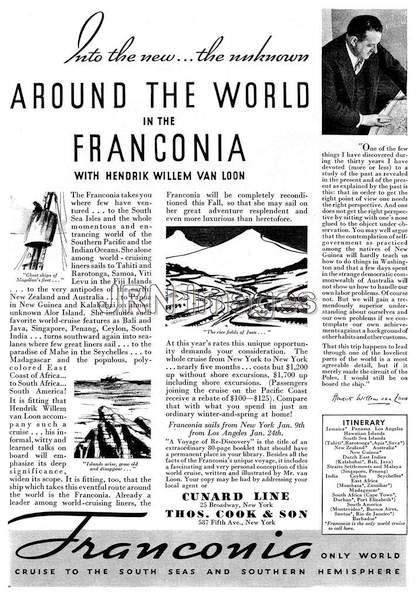 Franconia World Cruise