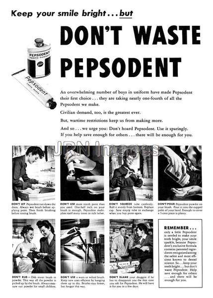 Pepsodent toothpaste