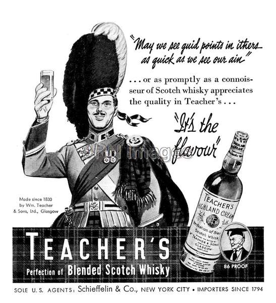 Teacher's Scotch whiskey