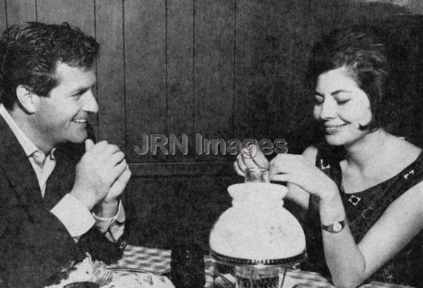 Hugh O'Brien with Princess Soraya