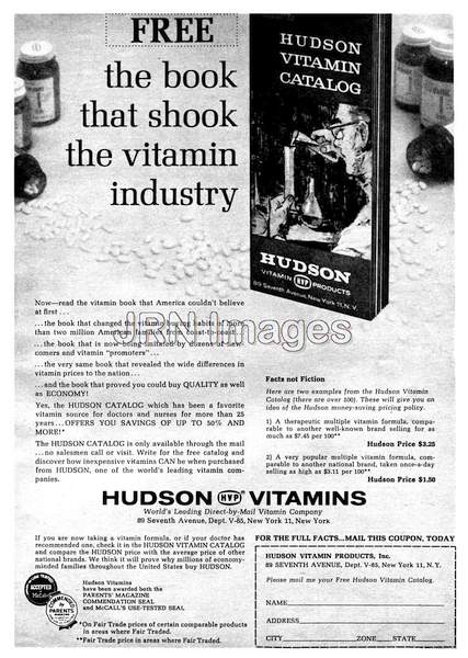 Hudson Vitamin Catalog