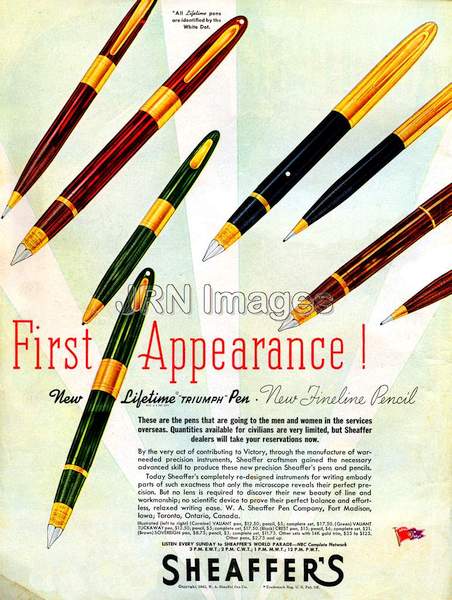 Sheaffer's fountain pens