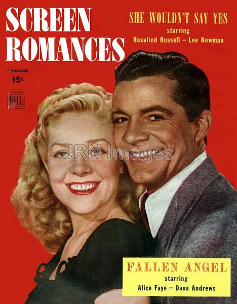 Modern Screen: Dana Andrews, Alice Faye