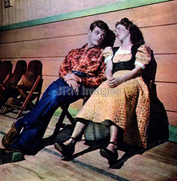 Dickie Moore and Reba Churchill