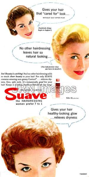 Suave hair setting