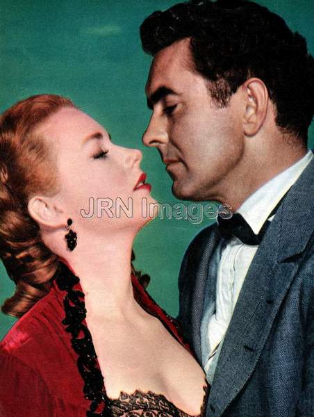 Tyrone Power and Piper Laurie