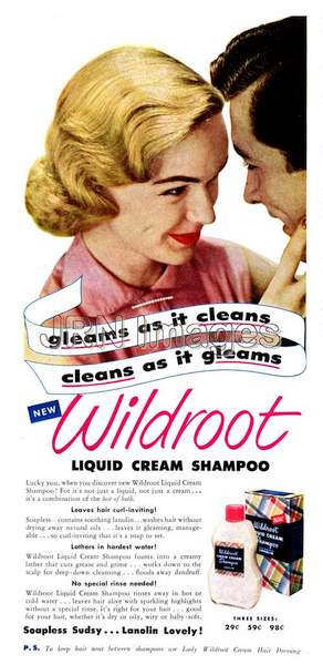 Wildroot liquid cream shampoo