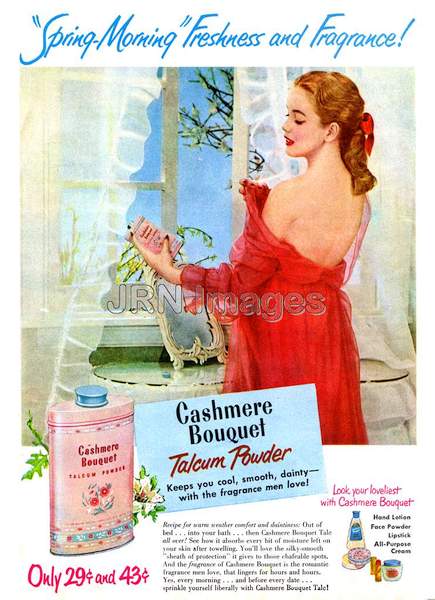 Cashmere Bouquet talcum powder