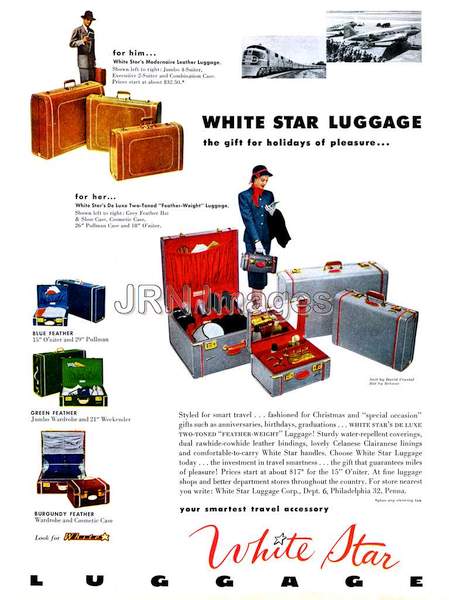 White Star luggage