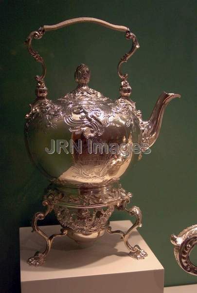 Tea Kettle with Tripod and Spirit Lamp